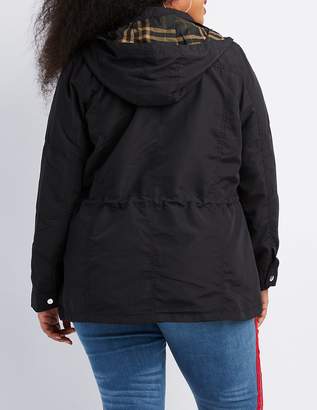 Charlotte Russe Plus Size Hooded Anorak Jacket