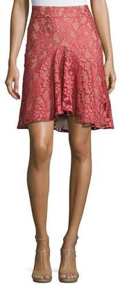 Alexis Braxten Lace Flared Godet Skirt