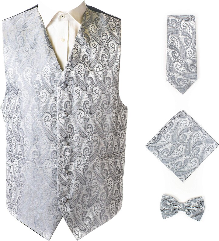 Oliver Men's 4pc Paisley Vest ShopStyle Ties