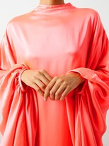 Thumbnail for your product : Roksanda Raziya Silk-satin Kaftan Gown - Neon Pink