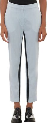 Barneys New York x Yasmin Sewell Contrast Inseam-Stripe Skinny Trouser