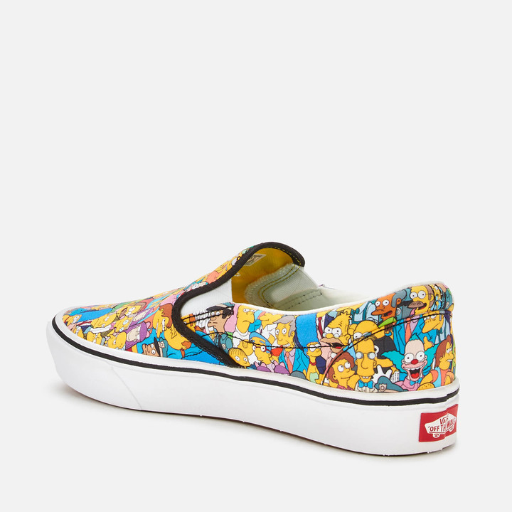 Vans X The Simpsons Comfycush Slip-On Trainers - ShopStyle