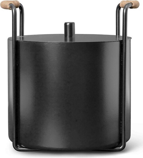 ferm LIVING Port Kindling and Ash Bucket in Black