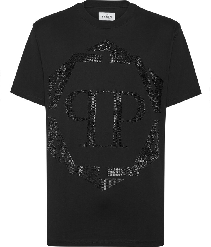 Philipp Plein T-shirt Round Neck SS Hexagon