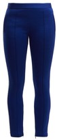 Thumbnail for your product : Miu Miu Crystal-embellished Track Pants - Blue