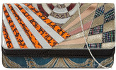 Thumbnail for your product : Dries Van Noten Multi-fabric clutch