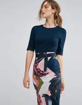 Thumbnail for your product : Ted Baker Pencil Dress In Contrast Print