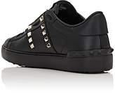 Thumbnail for your product : Valentino Garavani Women's Open Rockstud Leather Sneakers - Black