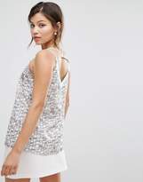 Thumbnail for your product : Darling Grid Print Strappy Back Tank Top