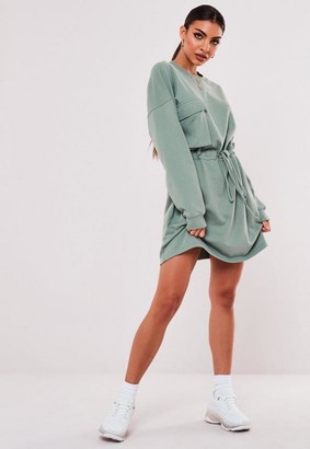 tie up sweater dress