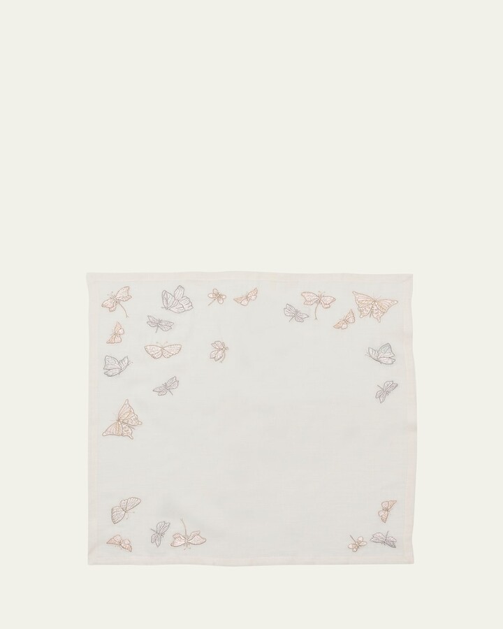 Monarch Garden Linen Napkin