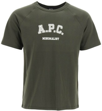 A.P.C. coddie varsity t-shirt with logo print