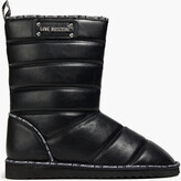 Thumbnail for your product : Love Moschino Faux fur-lined quilted faux leather snow boots