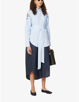 Thumbnail for your product : Frenken Blaster cotton-poplin midi dress