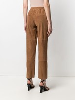 Thumbnail for your product : Arma Straight-Leg Suede Trousers