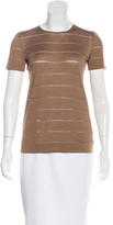 Thumbnail for your product : Akris Striped Cashmere-Blend Top