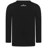Thumbnail for your product : Stone Island Stone IslandBoys Black Cotton Branded Top