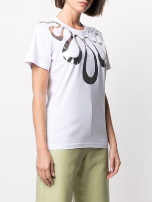 10 CORSO COMO metallic graphic-print T-shirt