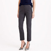 Thumbnail for your product : J.Crew Tall Campbell capri pant in bi-stretch wool with leather tuxedo stripe