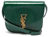 Thumbnail for your product : Saint Laurent Kaia Small plaque Ayers Cross-body Bag - Green
