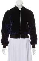 Thumbnail for your product : Alexander Wang T by Velvet Bomber Jacket