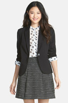 Thumbnail for your product : Olivia Moon Ruched Sleeve Jacket (Petite)