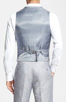 Thumbnail for your product : John Varvatos Stripe Linen & Cotton Vest