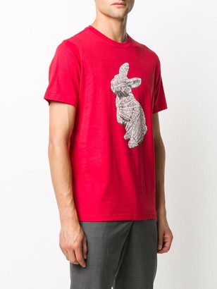 Paul Smith bone bunny print T-shirt