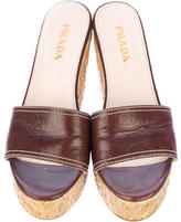 Thumbnail for your product : Prada Platform Sandals