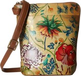 Thumbnail for your product : Anuschka Two Sided Zip Travel Organizer 493 (Caribbean Garden) Cross Body Handbags