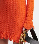Thumbnail for your product : J.W.Anderson Open-knit cotton minidress