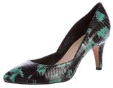 Thumbnail for your product : Loeffler Randall Python Pointed-Toe Pumps