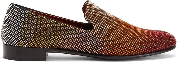 Giuseppe Zanotti Lewis Sparkle crystal-embellished loafers