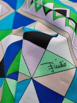 Thumbnail for your product : Emilio Pucci Geometric Pattern Bikini Top