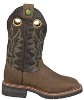 Thumbnail for your product : John Deere Men's 12" Western Broad Square Steel Toe Work Boot