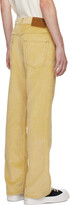 Thumbnail for your product : Marni Yellow Contrast Stitch Trousers