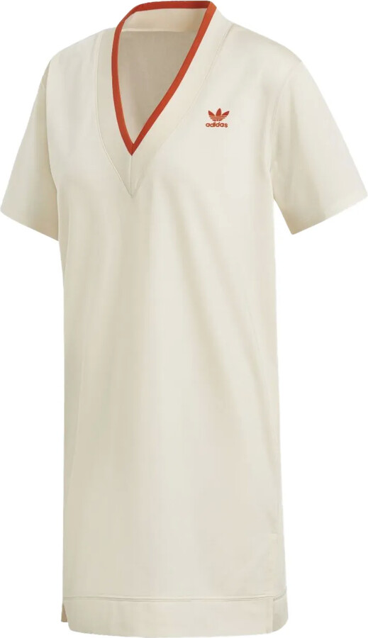 adidas Originals V-neck mini dress