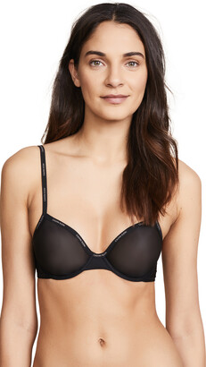 Calvin Klein Sheer Marquisette Demi Unlined Bra Nympth'S Thigh 32A -  ShopStyle