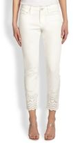 Thumbnail for your product : Marchesa Voyage Embroidered Capri Pants