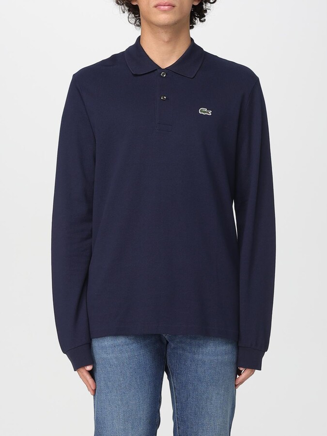 Lacoste Polo Shirt Men color Blue