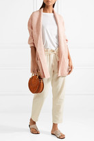 Thumbnail for your product : Hatch Ribbed Wool And Cotton-blend Cardigan - Pastel pink