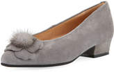 Thumbnail for your product : Sesto Meucci Ange Pouf Comfort Suede Pumps, Licorice