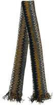 Thumbnail for your product : Missoni Patterned Knit Scarf Green Patterned Knit Scarf