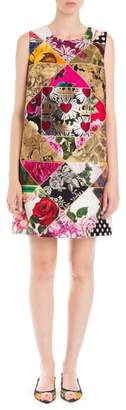 Dolce & Gabbana Floral Jacquard Patchwork Shift Dress
