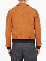 Thumbnail for your product : Cmmn Swdn Cognac Suede Chuck Jacket
