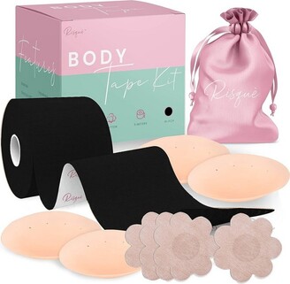 Risque Vanilla Boob Tape & Nipple Covers Kit, Includes Body Tape, Silicone  Nipple Covers, Disposable Nipple Cover Pasties, Test Strip & Storage Pouch  - ShopStyle Lingerie