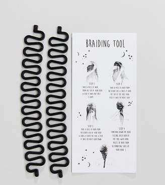 ASOS DESIGN Pack of 2 Festival Braid Hair Tools