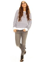 Thumbnail for your product : Wildfox Couture Stripe Baggy Beach Jumper in Oxford Stripe