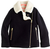 Thumbnail for your product : J.Crew Girls' stadium-cloth motorcycle jacket