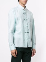 Thumbnail for your product : Shanghai Tang Frog Button Chest Pocket Shirt Jacket